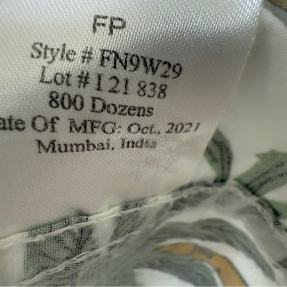 Free Planet Men's XS Tropical Palm Tree Graphic Button-Up Shirt Summer Cotton - Picture 10 of 10